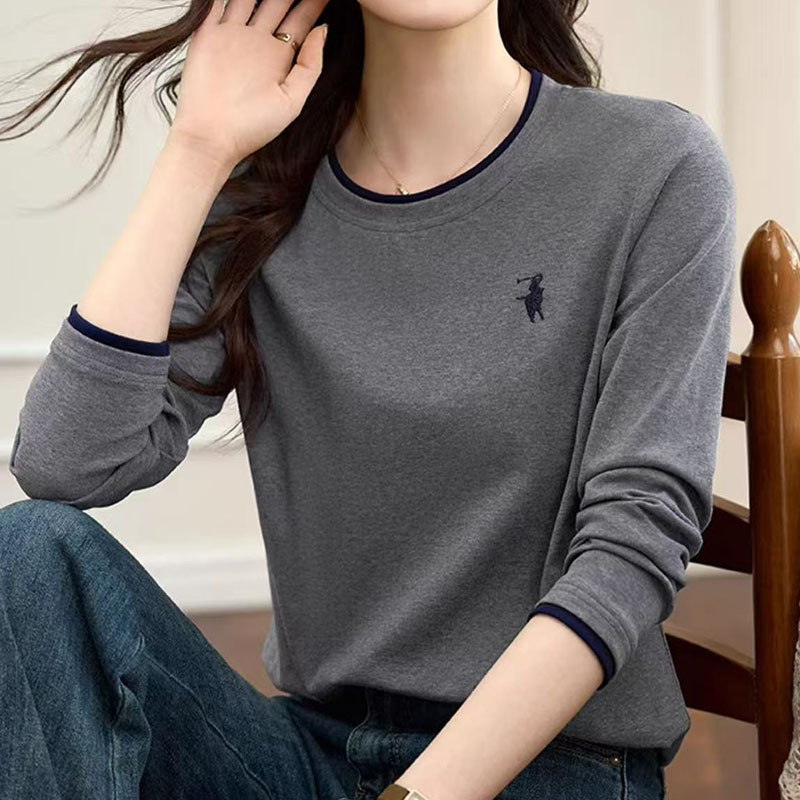 Round Neck Women's Long-Sleeved Autum 2025 New Knitted Sweater Loose Casual Versatile Fashion Top Wool Sweater