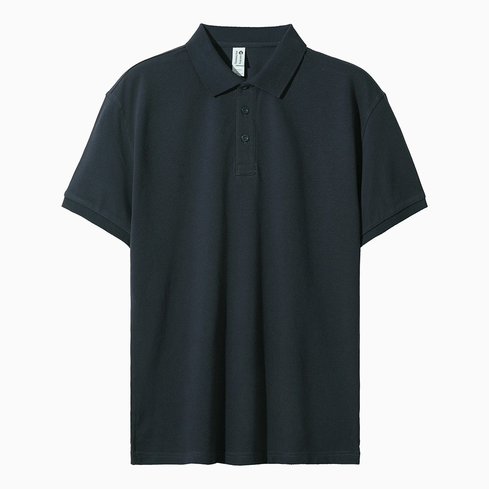 Polo cuidadosamente seleccionado, ropa de trabajo personalizada, camiseta de solapa de manga corta, logotipo impreso bordado, ropa de trabajo publicitaria, camisa cultural de verano