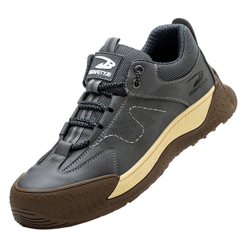 Zapatos de Seguridad Aislantes 6KV de Cuero de Microfibra Anti-aplastamiento Anti-perforación para Soldadura image 1