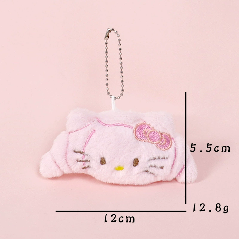 Плюшевая подвеска Hello Kitty, мультяшный брелок для сумки, 5×3×7 см, 9 г