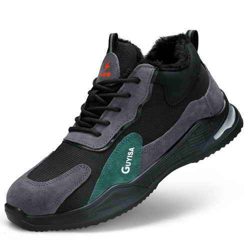 Winter Insulated 10KV Electric Worker Safety Boots Anti-Puncture Anti-Strike Lightweight Durable Safety Shoes