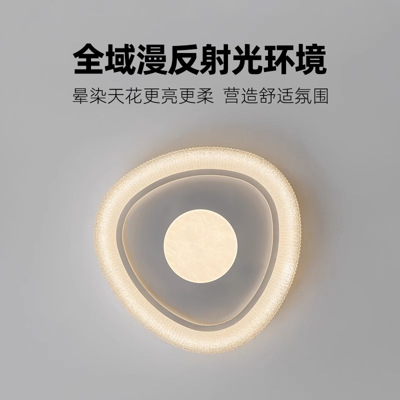 [Selección estricta] Lámpara de techo minimalista italiana Moderna y minimalista Diseñador creativo Personalidad lujosa Luz de protección de ojos de alto nivel