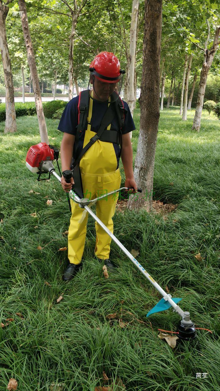 Desbrozadora, corbata de césped, chaleco antipolvo, corte, pantalones antisuelo, operación de deshierbe, pantalones antipolvo de una pieza, protección agrícola y forestal