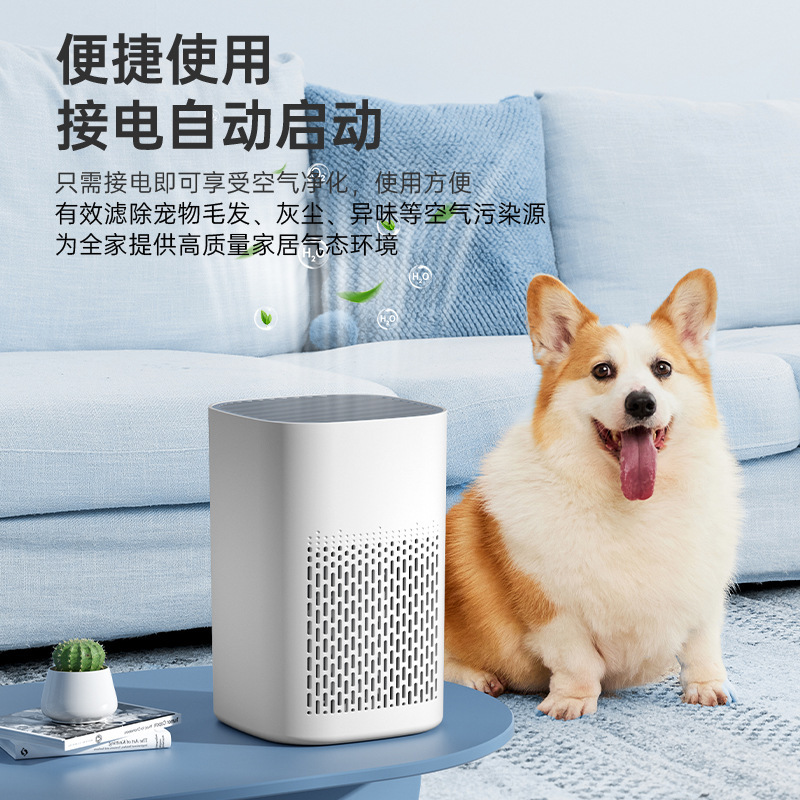 Cross-Border Air Purifier Household Formaldehyde Removal Odor Purifier Desktop Indoor Dust Removal USB Air Purification