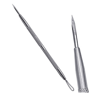 Stainless Steel Double-Headed Acne Needle, Acne Needle, Acne Squeezing Needle, Sharp Needle, Triangular Pointed Needle, Beauty Tool