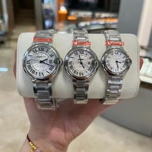 蓝气球烤蓝针全自动机械情侣手表卡家石英腕表防水山度士坦克精钢