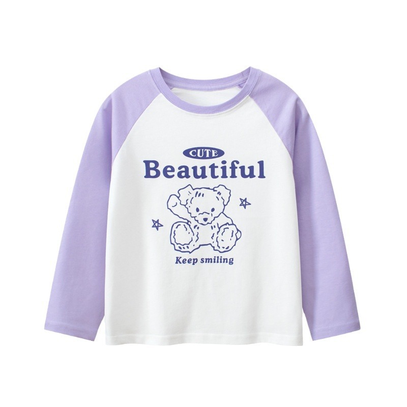 GRrr niños Camiseta de manga larga otoño nuevos niños y niñas tocando fondo camisa ropa transfronteriza transmisión en vivo suministro entrega de una sola pieza