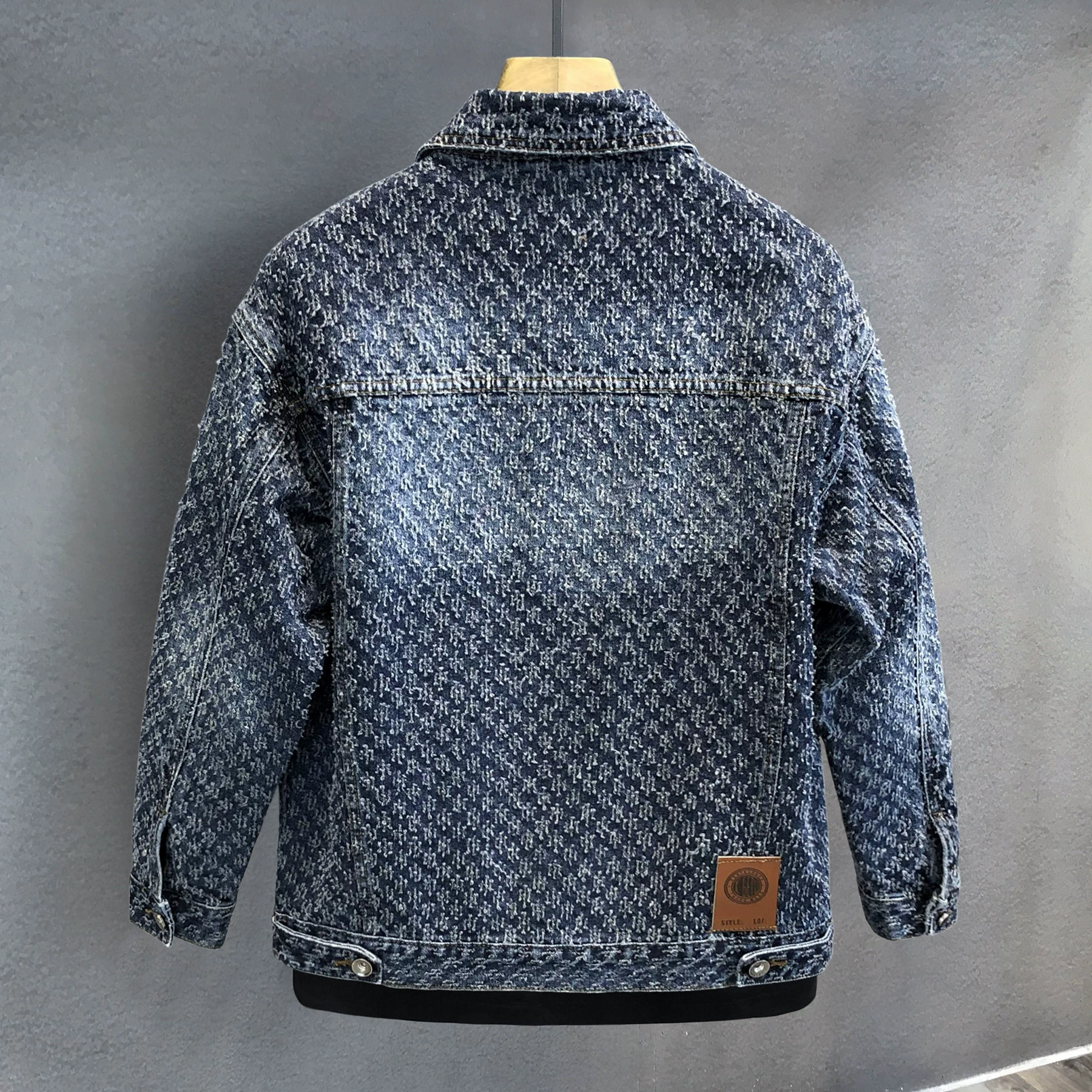 Small elite denim retro jacket, high-quality style, American style