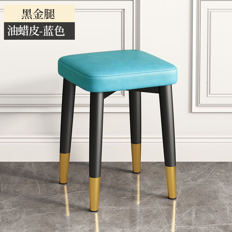 환경 보호 LaTeX + 블랙 골드 다리 + 블루 오일 왁스 가죽