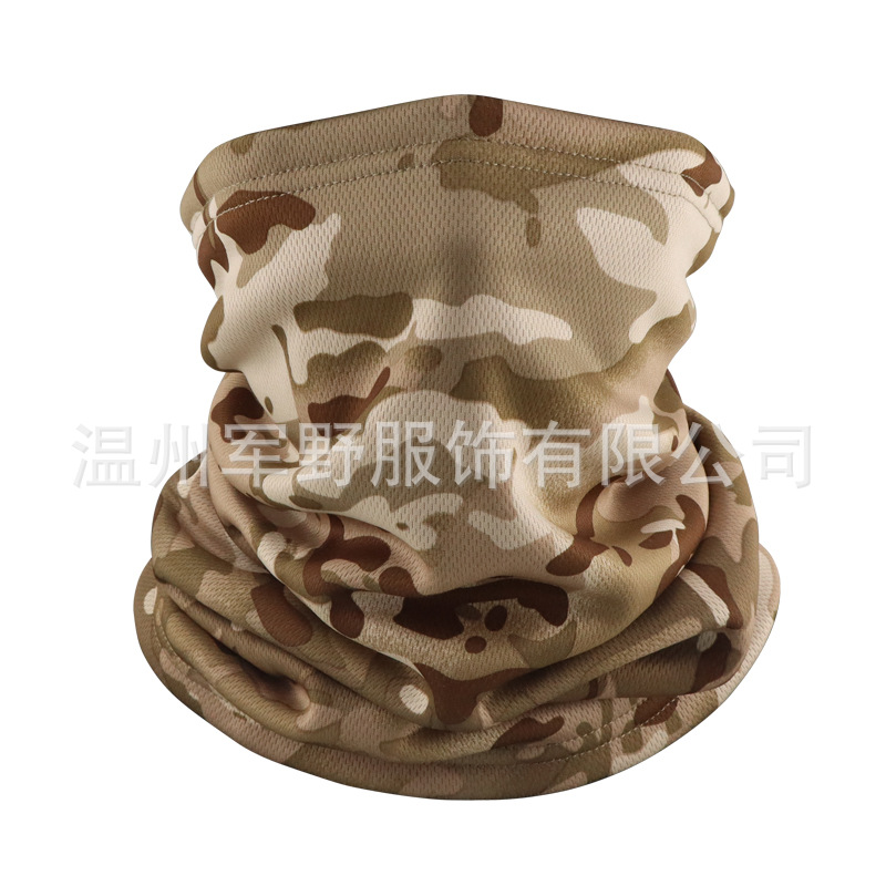 Camuflamiento y veludo turbante de invierno máscara de ciclismo al aire libre máscara de cuello caliente de invierno deportivo cubierta de cabeza transfronteriza