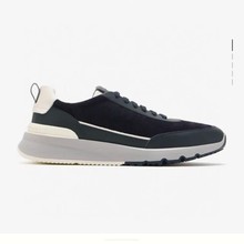 欧洲站外贸男鞋秋冬新款运动休闲鞋真皮男鞋休闲百搭板鞋德训鞋