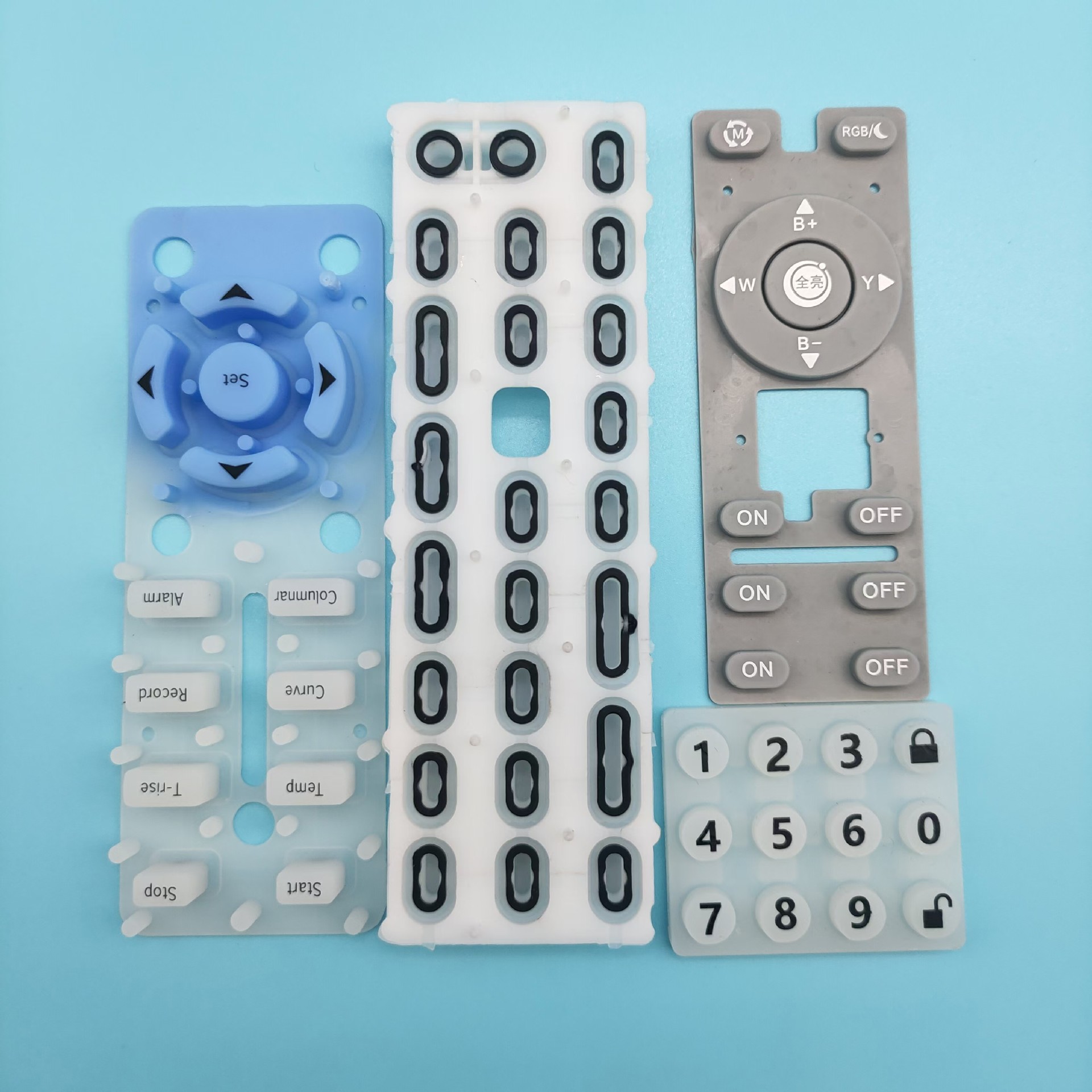 中山硅橡胶制品厂家导电按键多功能按键丝印镭雕喷手感油量大价优