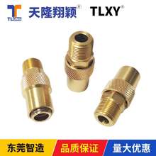 天隆翔颖TL-KSM3日式模具快速快插接头铜水嘴快速运水插头