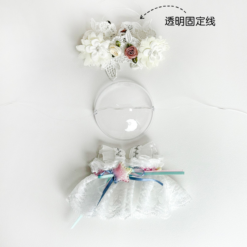 （不含玩偶）sp光织园SKULLPANDA冬日乐章系列小纱裙清池娃衣着替|undefined