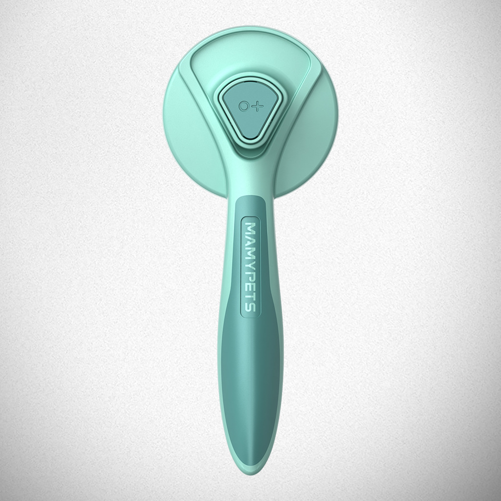 Cruzar la frontera en stock Pi auto-limpieza peine para mascotas perro gato limpieza con un solo clic depilación T9 aguja de acero inoxidable peine