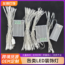 厂家批发满天星led裸灯串电池盒小彩灯室内usb圣诞节日装饰灯闪灯