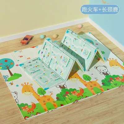 Avtomobil döşəmə paspasları – Crawling Mat Foldable Thickened Children's - giraffe-dream-city-18m2m1cm