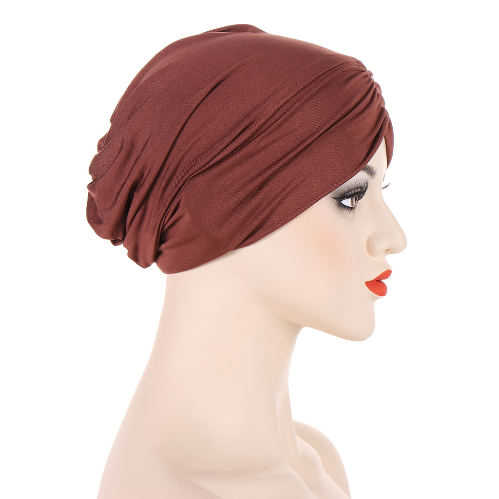 Women's Simple Style Solid Color Eaveless Beanie Hat display picture 2