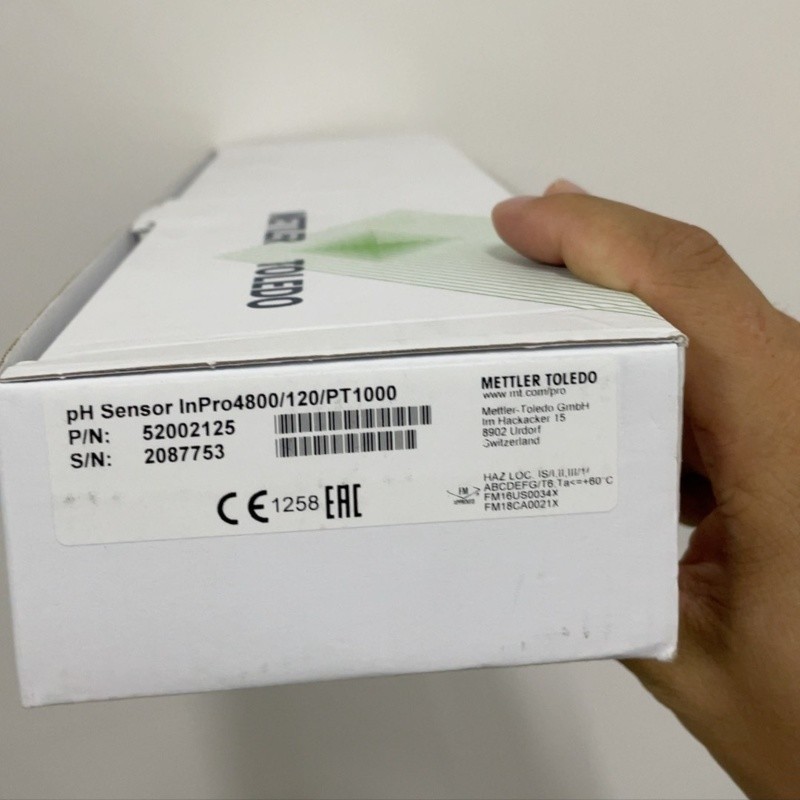 梅特勒PH电极Inpro4800/120/pt1000 52002125 52003696全新议价