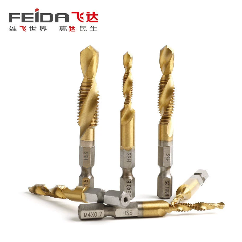 Сверло для сверления и нарезания резьбы, композитный метчик «три в одном», сверло для нарезания резьбы, саморез M3.