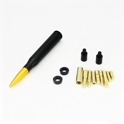 decorative bullet-head antenna – vehicle antenna - golden