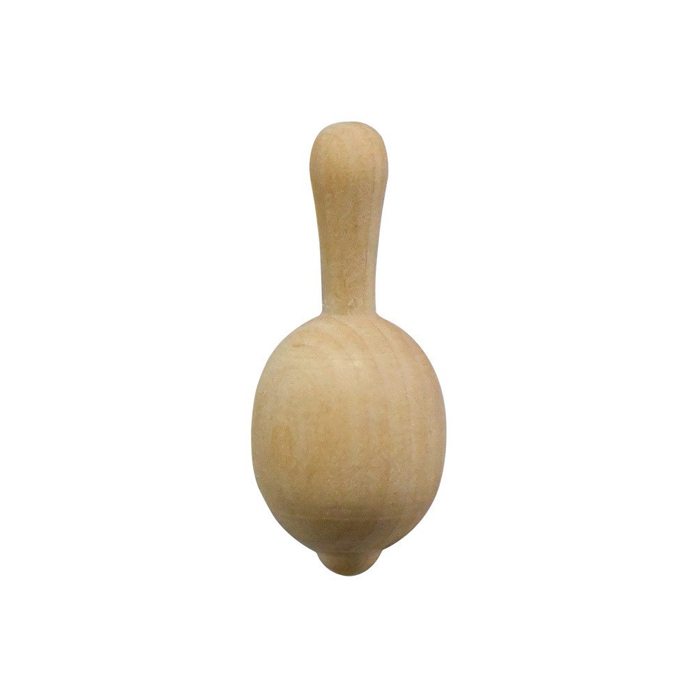 Nuevo producto bricolaje pintado a mano madera embrión fruta árbol de Navidad campana hongo casa se puede colorear regalo de vacaciones preescolar