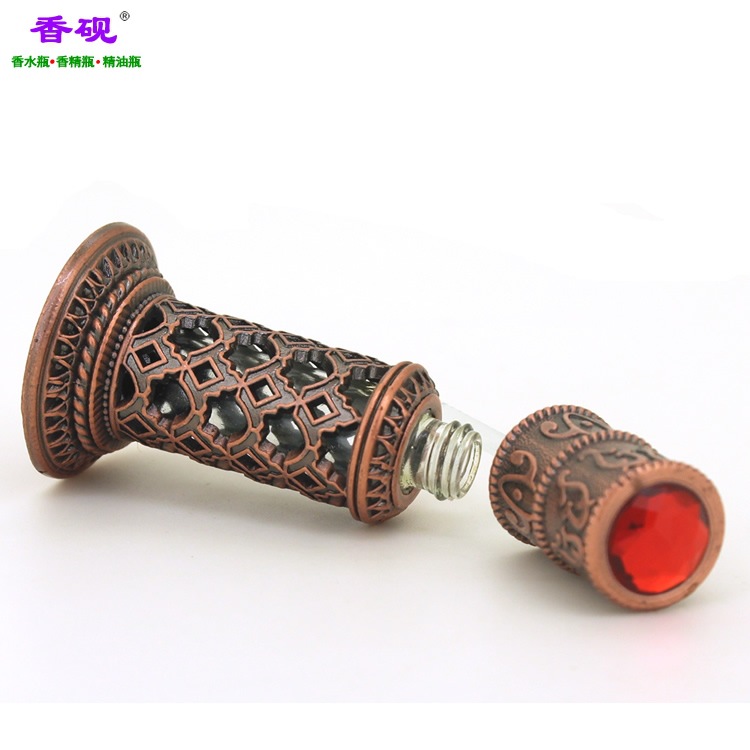 香砚6ml红盖配红铜色窗格款香水瓶3.jpg