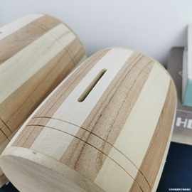 木质创意儿童存钱罐儿童节礼物零花钱存钱罐可爱礼品木质存钱罐