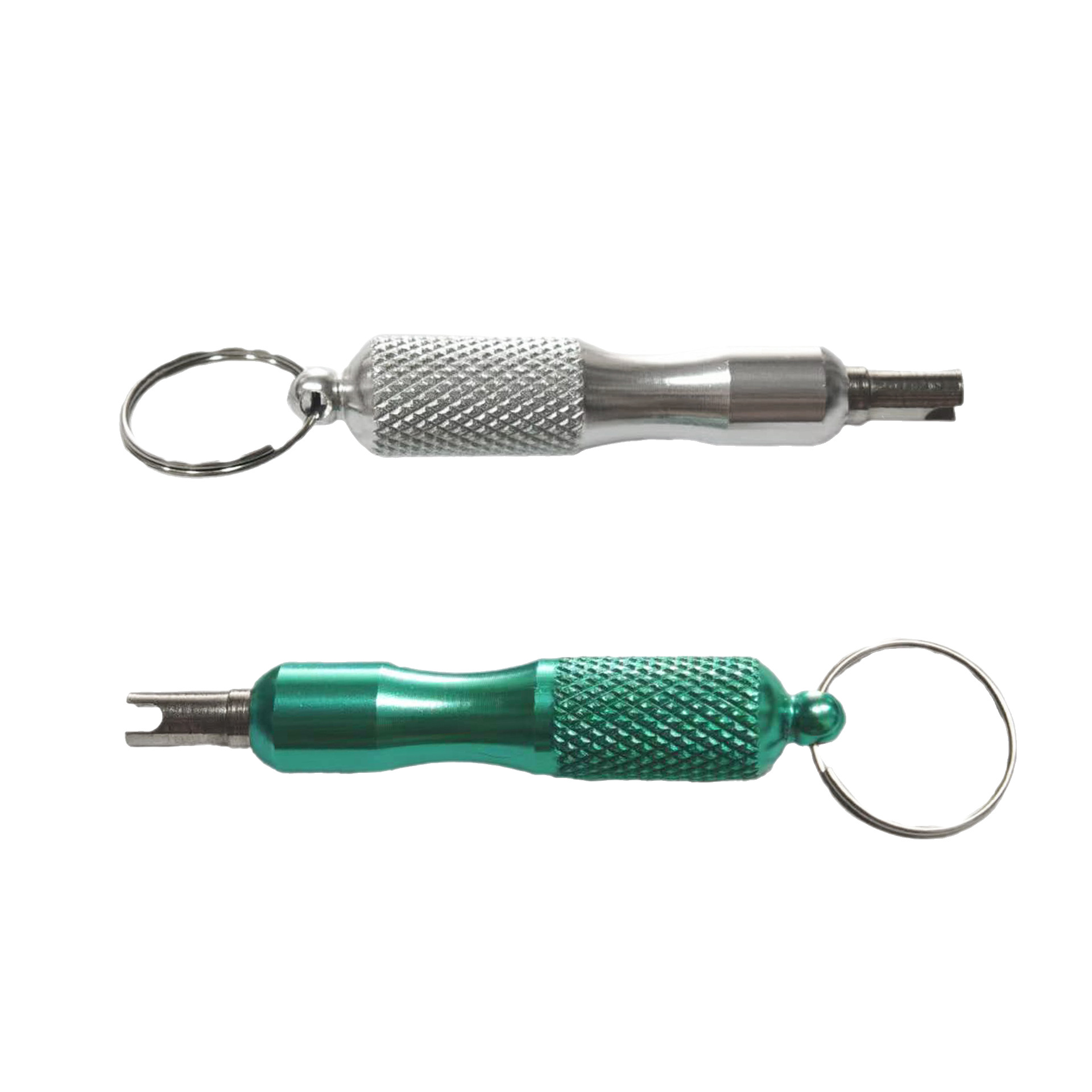 Llavero Llavero Llavero Neumático de bicicleta de coche Desmontaje y montaje de aire acondicionado Reparación Neumático Herramienta de aguja de desinflado