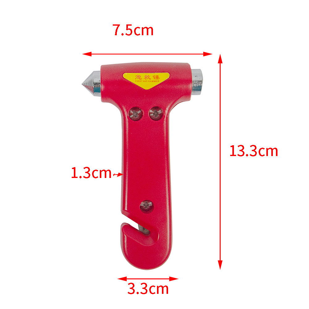 Car Window-Breaking Safety Hammer, Multi-Functional Car Emergency Life-Saving Hammer, Car Seat Belt Cutting Car Safety Hammer