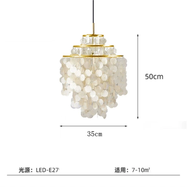 Copper white ceiling lamp, diameter 35mm, 35cm