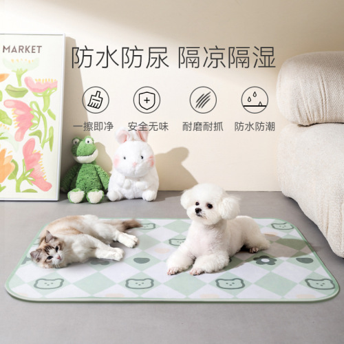 Waterproof dog sleeping mat and cat mat for dog sleeping, summer pet ice mat, cat cooling mat, summer kennel floor mat