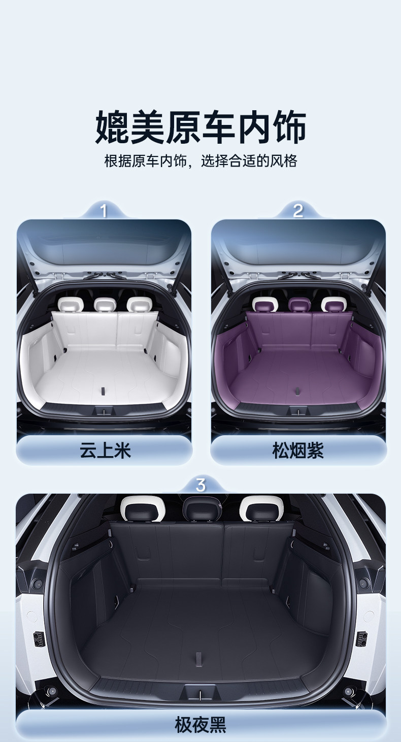 Suitable for Ledao L80 Trunk Mat, Full Surround, New Model Ledao Special Car Interior Modification Accessories Trunk Mat