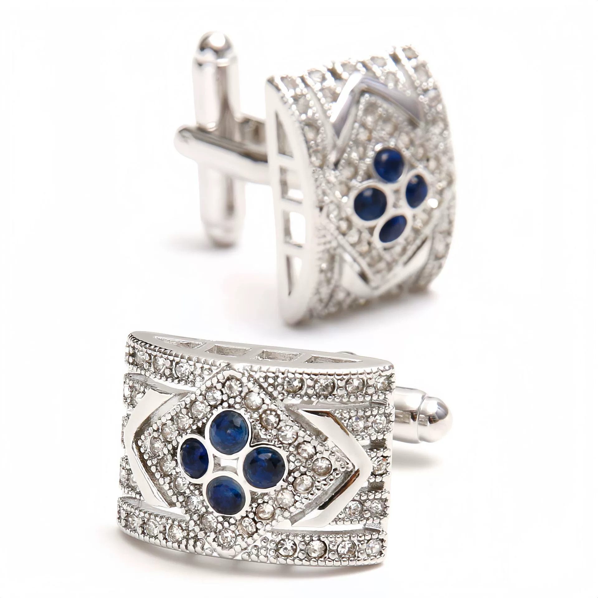[TZG] Cufflinks Cuffs Diamond Bitcoin Watch Ski Dolphin Table Tennis Motorcycle Tower Aircraft Cufflinks