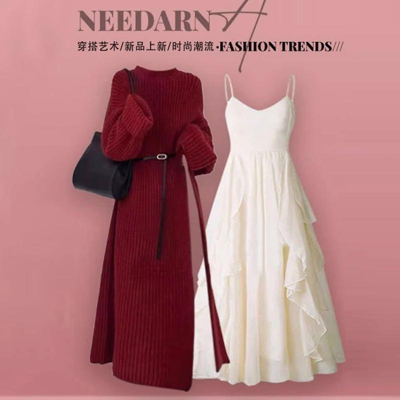 Suspender skirt [single piece]