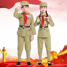 军演出服儿童抗美援朝时期服装解放军衣服49式50式长津湖同款