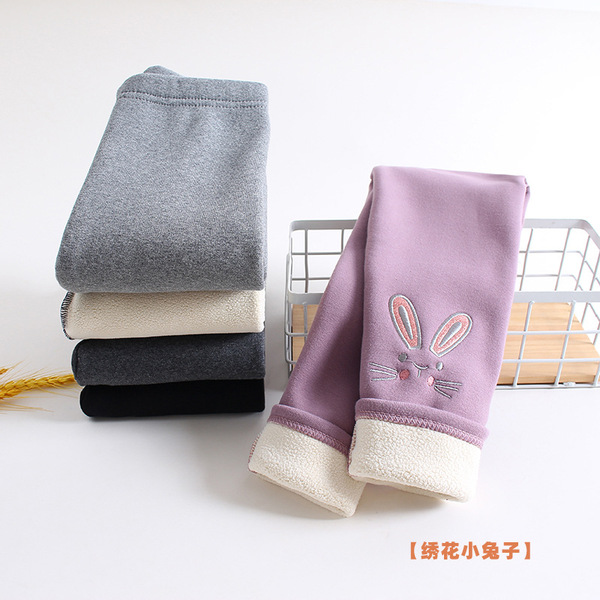 Winter warm cotton children's leggings