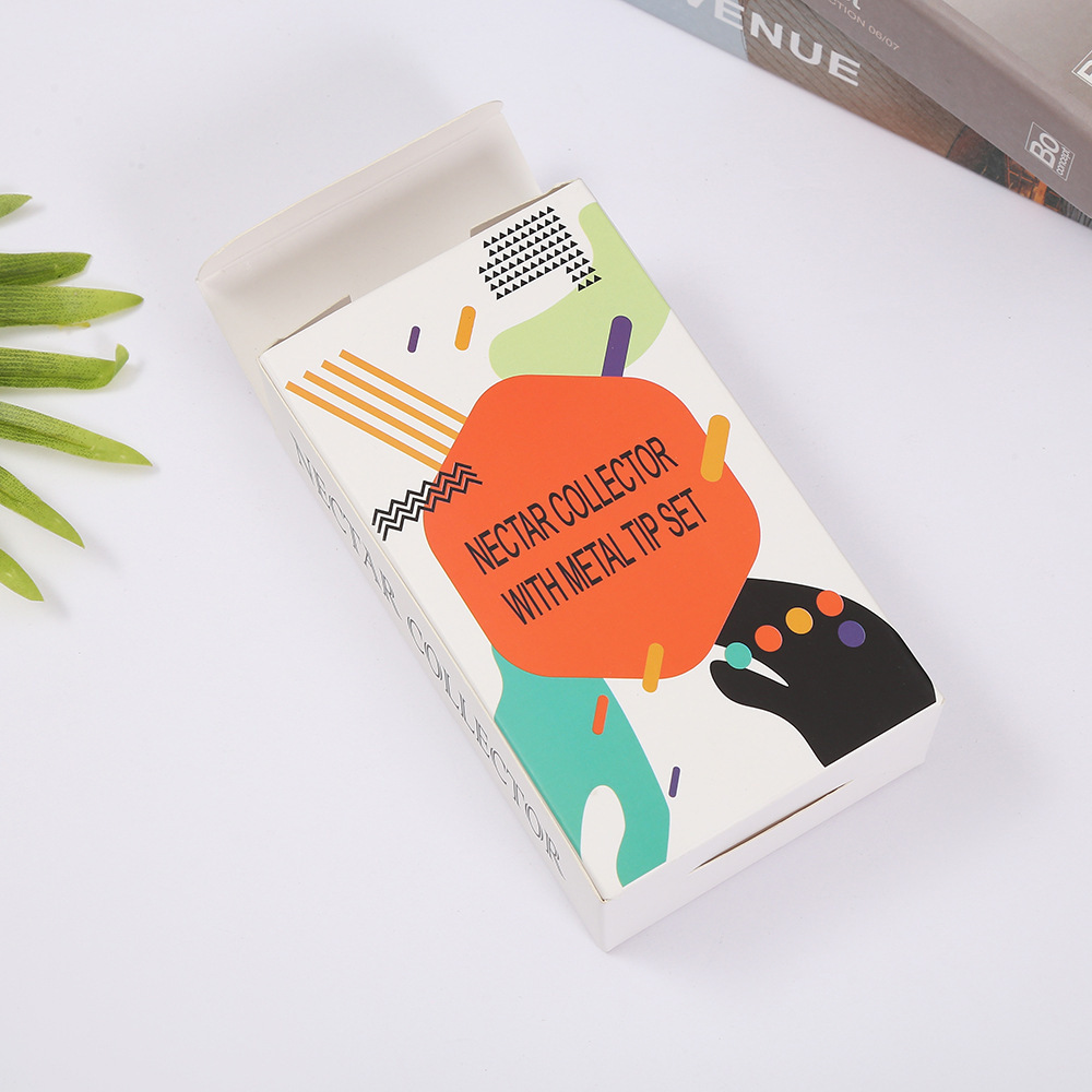 厂家白卡纸盒化妆品纸盒包装可印logo白卡彩盒包装盒通用包装盒