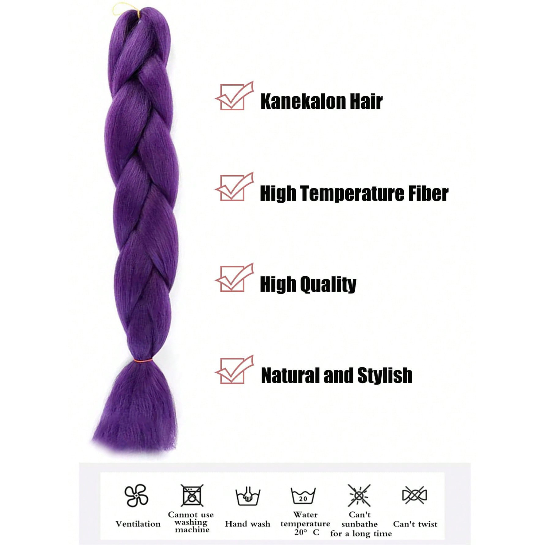 Peruca de comercio exterior gran trenza color gradiente africano gran trenza fibra química de alta temperatura seda trenza pelucina trenzada extensión de pelo