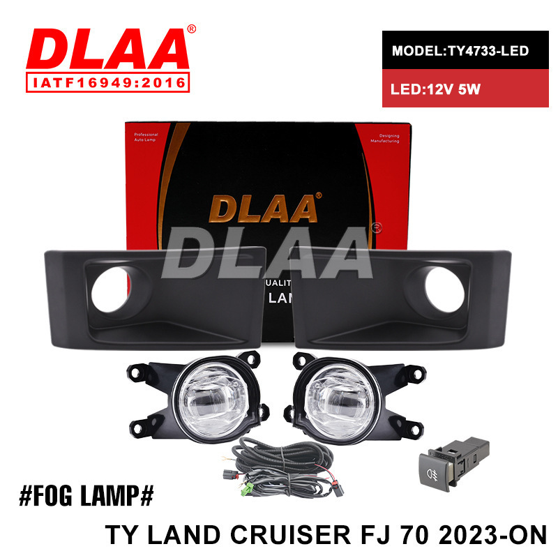 Aplicable a TOYOTA LAND CRUISER FJ 70 2023 - conjunto especial de lámpara de niebla LED delantera para conducción diurna