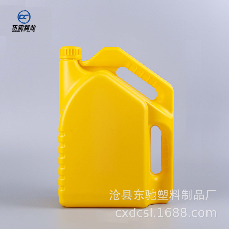 批发4L防冻液壶 4KG机油桶润滑油齿轮油塑料包装壶