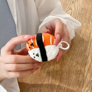 寿司轻松熊适用AirPods Pro保护壳1/2代苹果蓝牙耳机套AirPods4