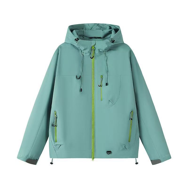 Outdoor jacket for spring, autumn, and winter, three-proof jacket, windproof and waterproof functional coat, hooded, new loose-fitting jacket