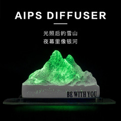 Glow-in-the-Dark Alps Snow Aroma Diffuser Car Air Freshener with Long-lasting Fragrance, Manufacturer Wholesale