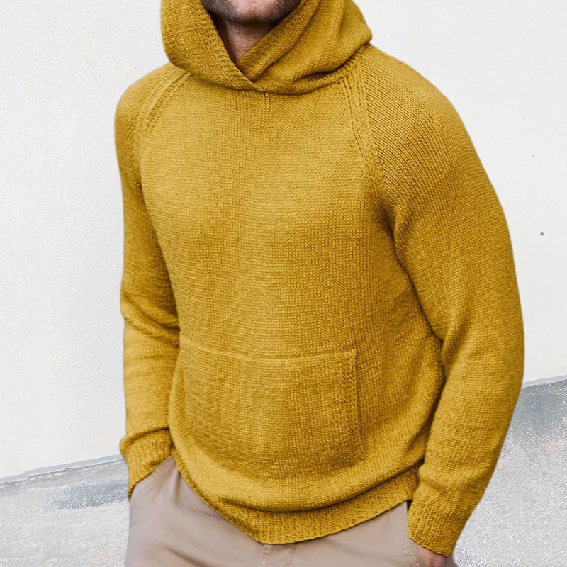 Yellow Hooded Sweater