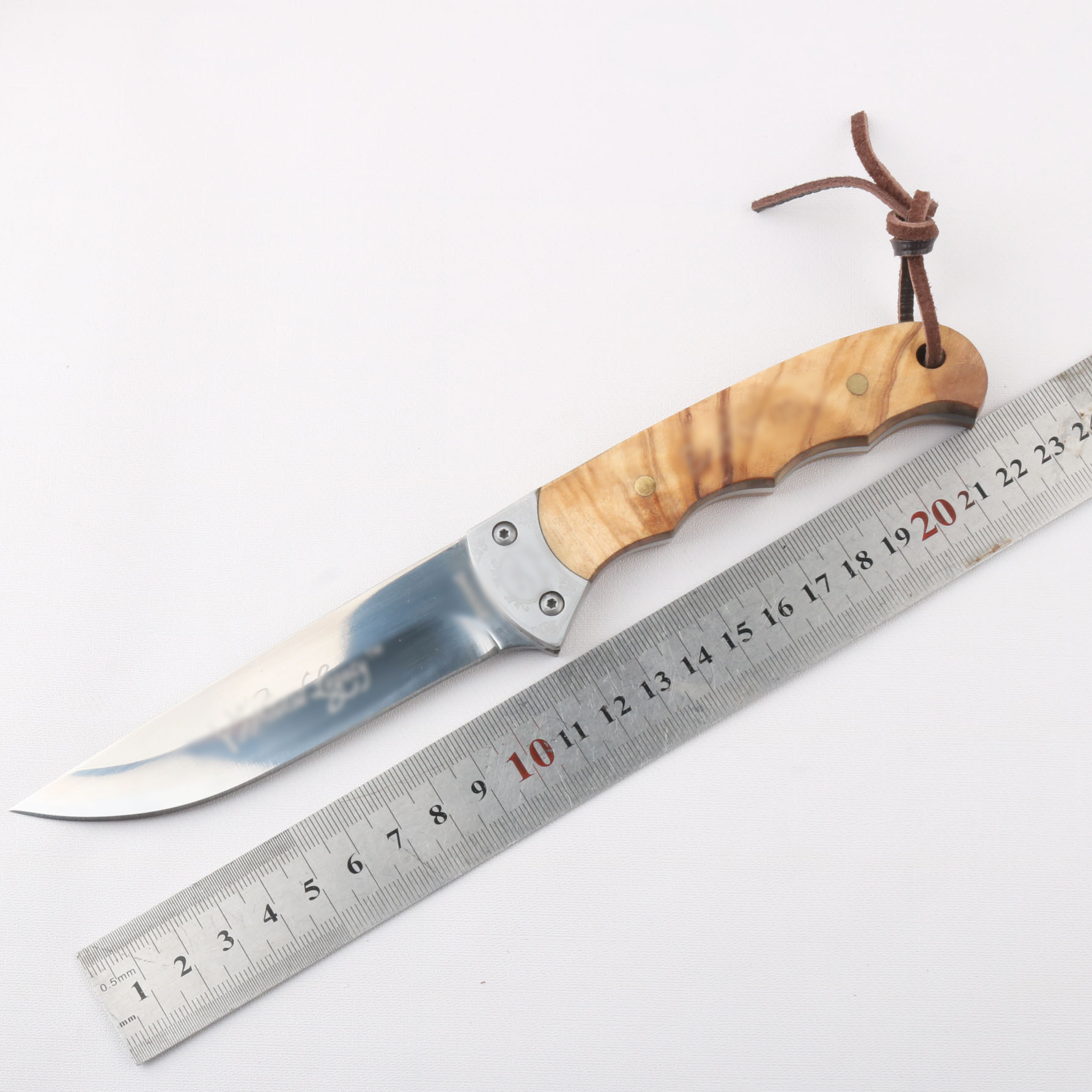 不锈钢割肉手工锻打手扒肉小刀餐刀户外露营牛排刀家用水果切肉刀