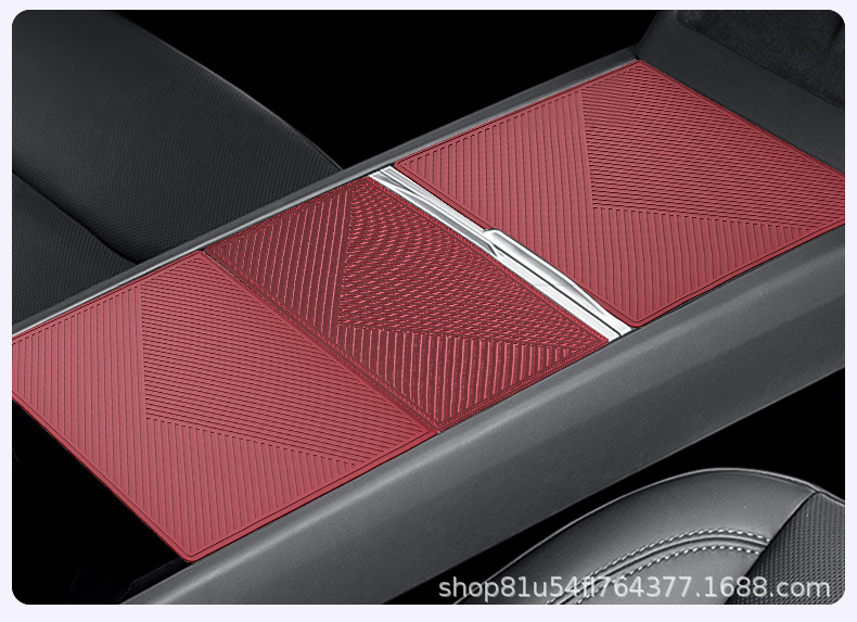 Suitable for Tesla's New Version Model Y/Yl/3 Central Control Silicone Pad Electrostatic Adsorption Central Control Pad Factory Wholesale