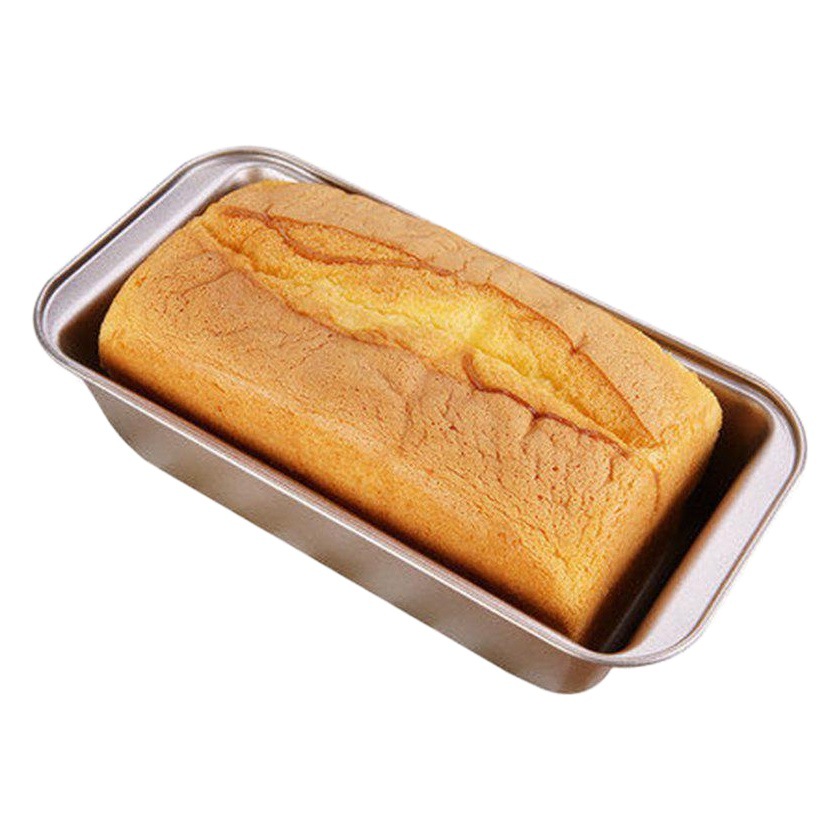 Herramientas para hornear molde tostado rectangular 450g Caja de tostadas pastel de pan antiadherente bandeja para hornear molde horno