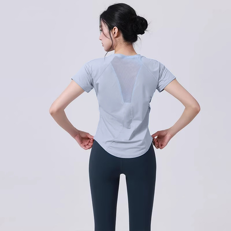 Quick-drying Sports Suit Women's Yoga Fitness Suit Loose Running Top Fitness Suit Women's_desvips.com