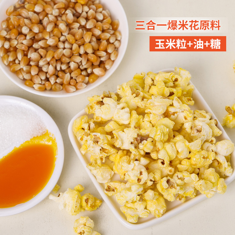 Hot and Spicy Triple Combo Popcorn Butter Caramel Home Made Special Butter Sugar Corn Kernels Snacks Wholesale